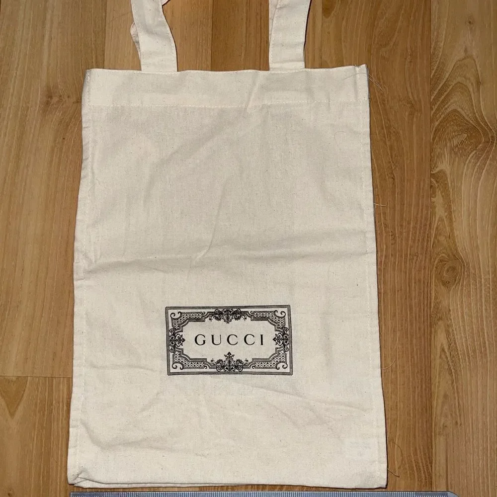 GUCCI Canvas Mini Tote Bag Gucci Canvas Mini Tote Bag GUCCI Canvas Mini Tote Bag - Picture 3 of 4